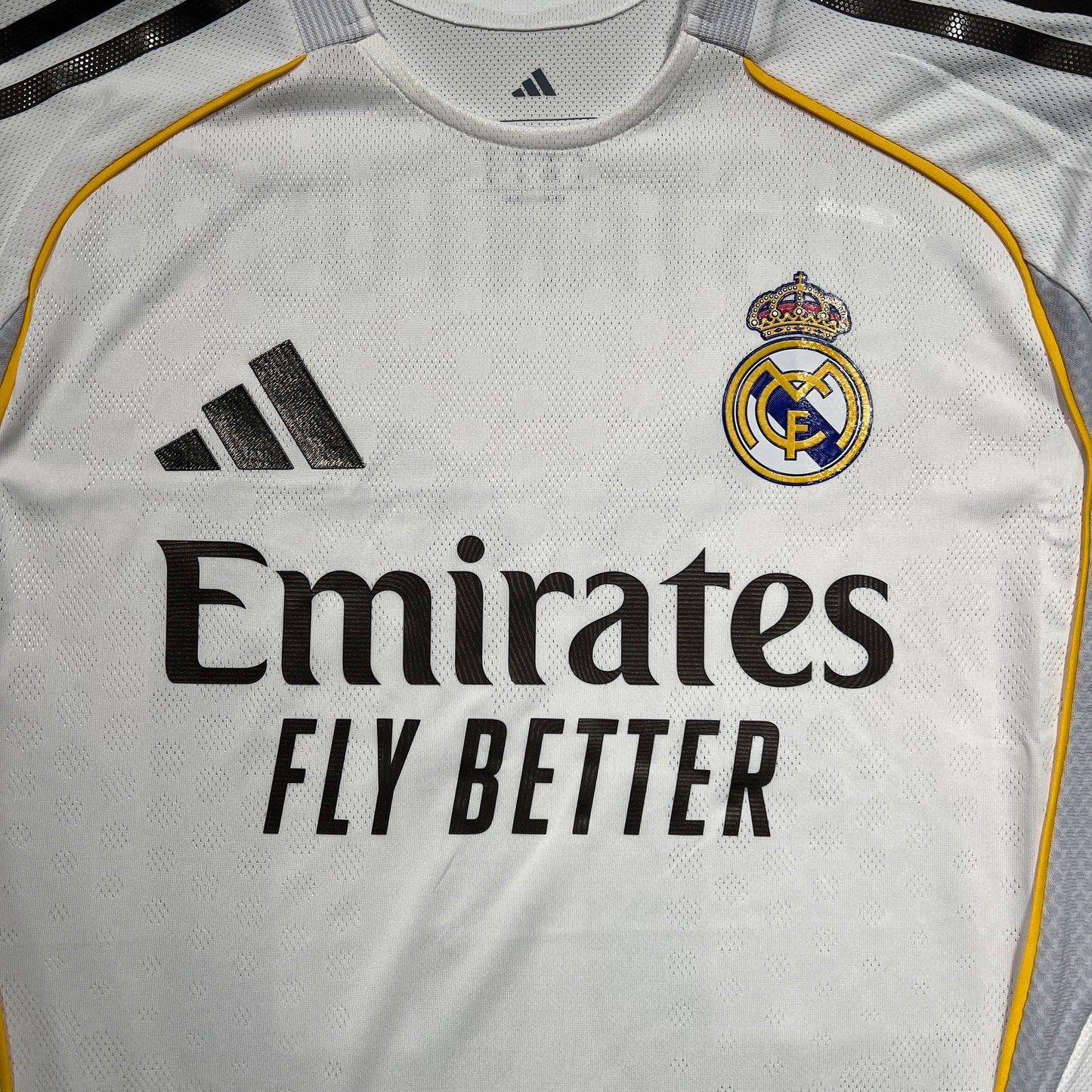 Official #30 Mastantuono 25/26 Real Madrid Home Authentic Shirt Champions League Size M(JP:XL)
