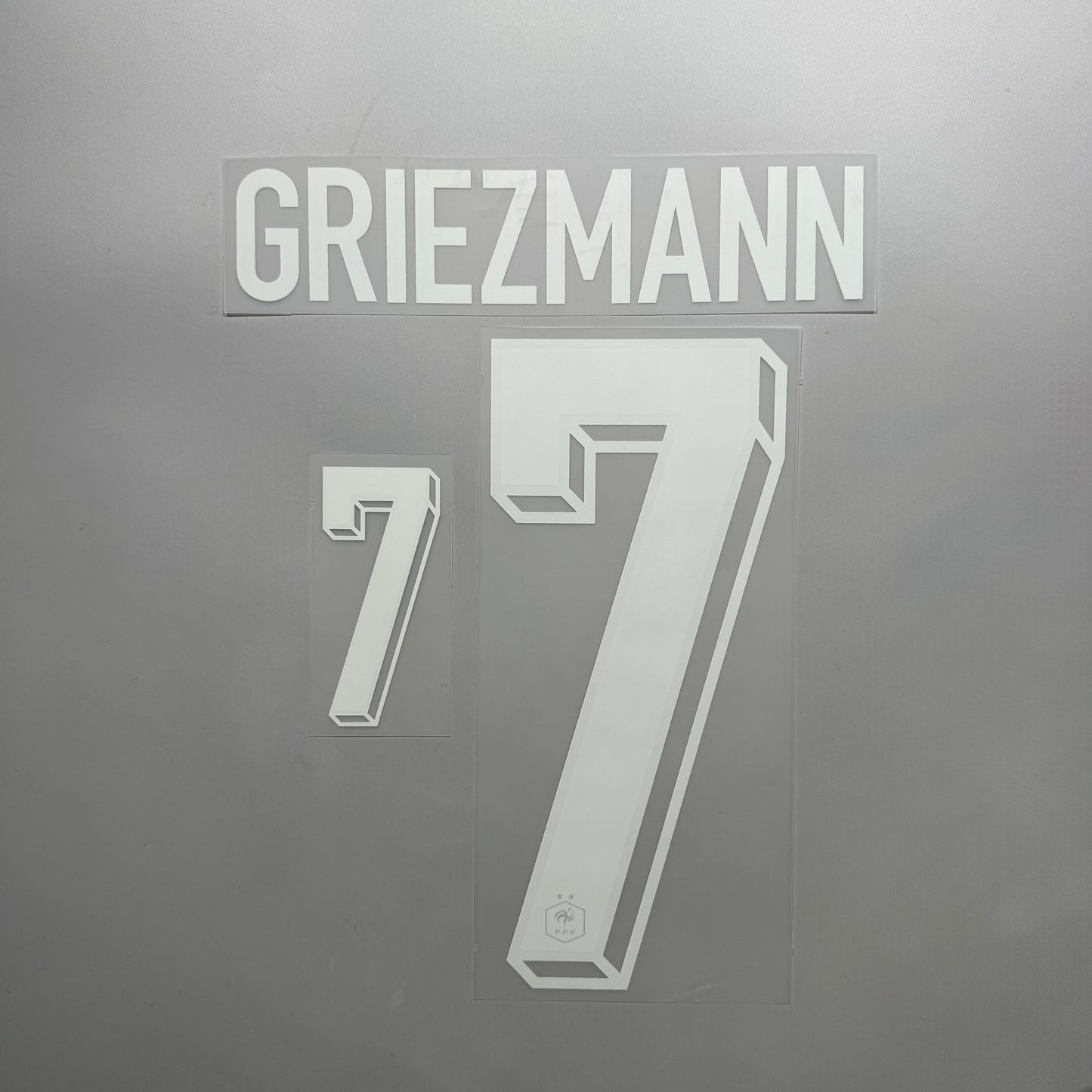 #7 Griezmann 2024 France Home Name & Number set Official