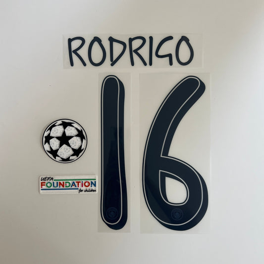 RODRIGO #16 24-25 Manchester City Home CL Pack