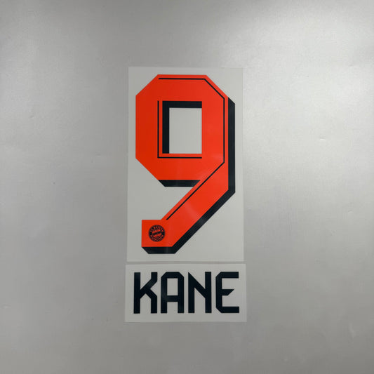 Official #9 Kane 25/26 FC Bayern Munchen Away Name and Number set