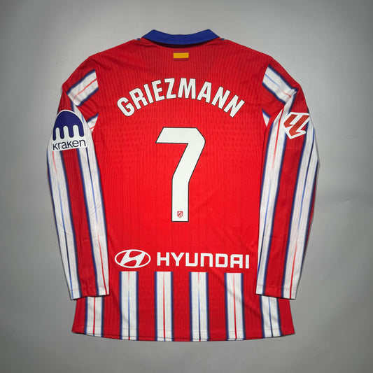 #7 Griezmann 24/25 Atletico Madrid Home Size XL Player Issue La Liga Offcial