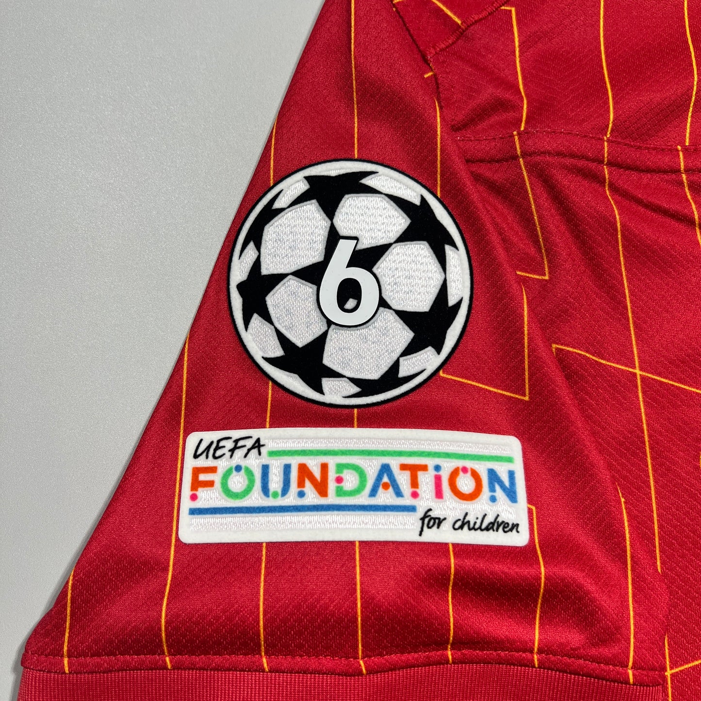 Official #11 M.Salah 24/25 Liverpool Home Stadium Shirt UCL