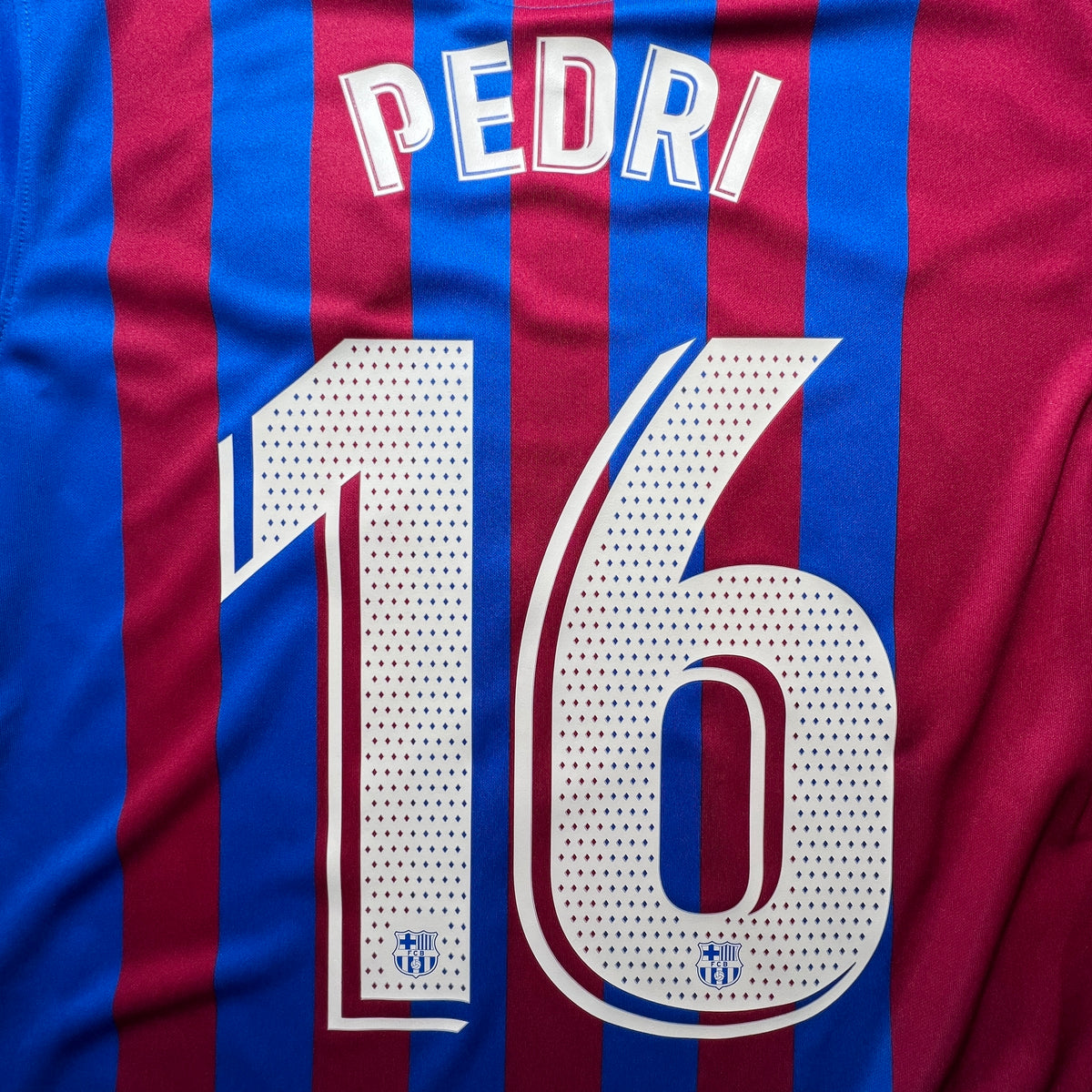 [Pre-Order] Official #16 Pedri 21/22 FC Barcelona Home Stadium Shirt La Liga Nike CV7891-428