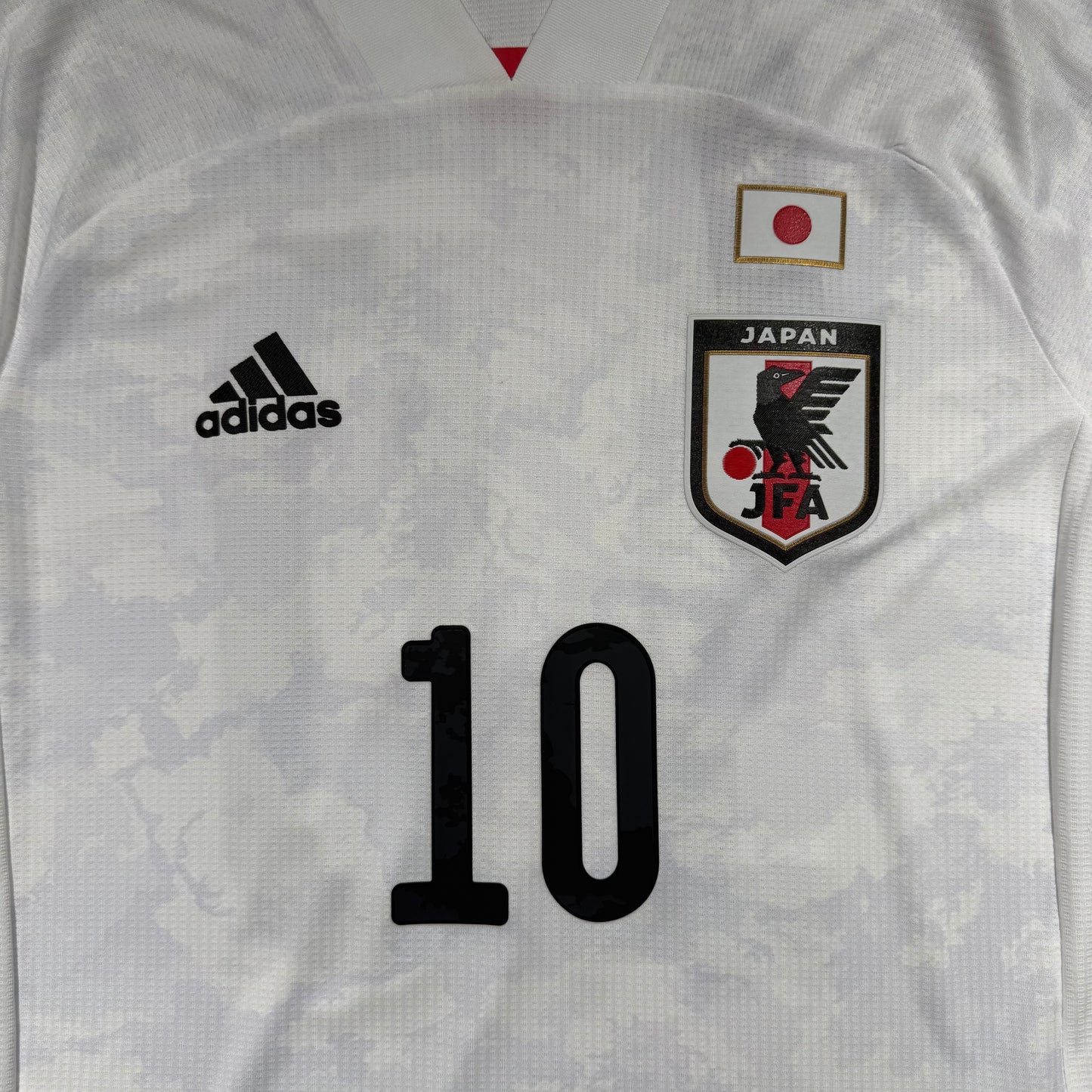 Official #10 Minamino 2020 Japan Away Authentic Shirt Long Sleeve Size S=JP:M
