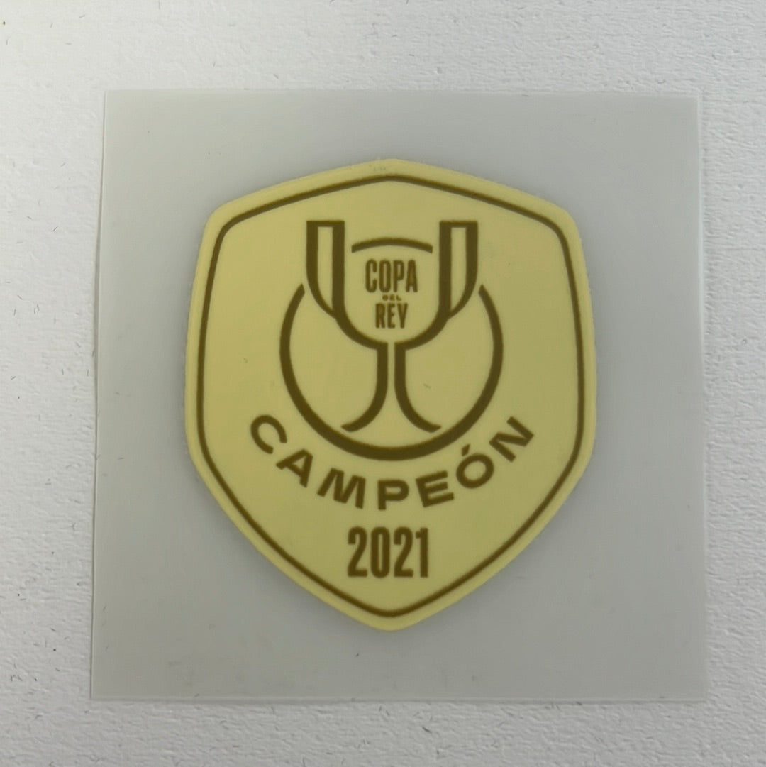 21-22 Copa Del Rey Champion Patch Set