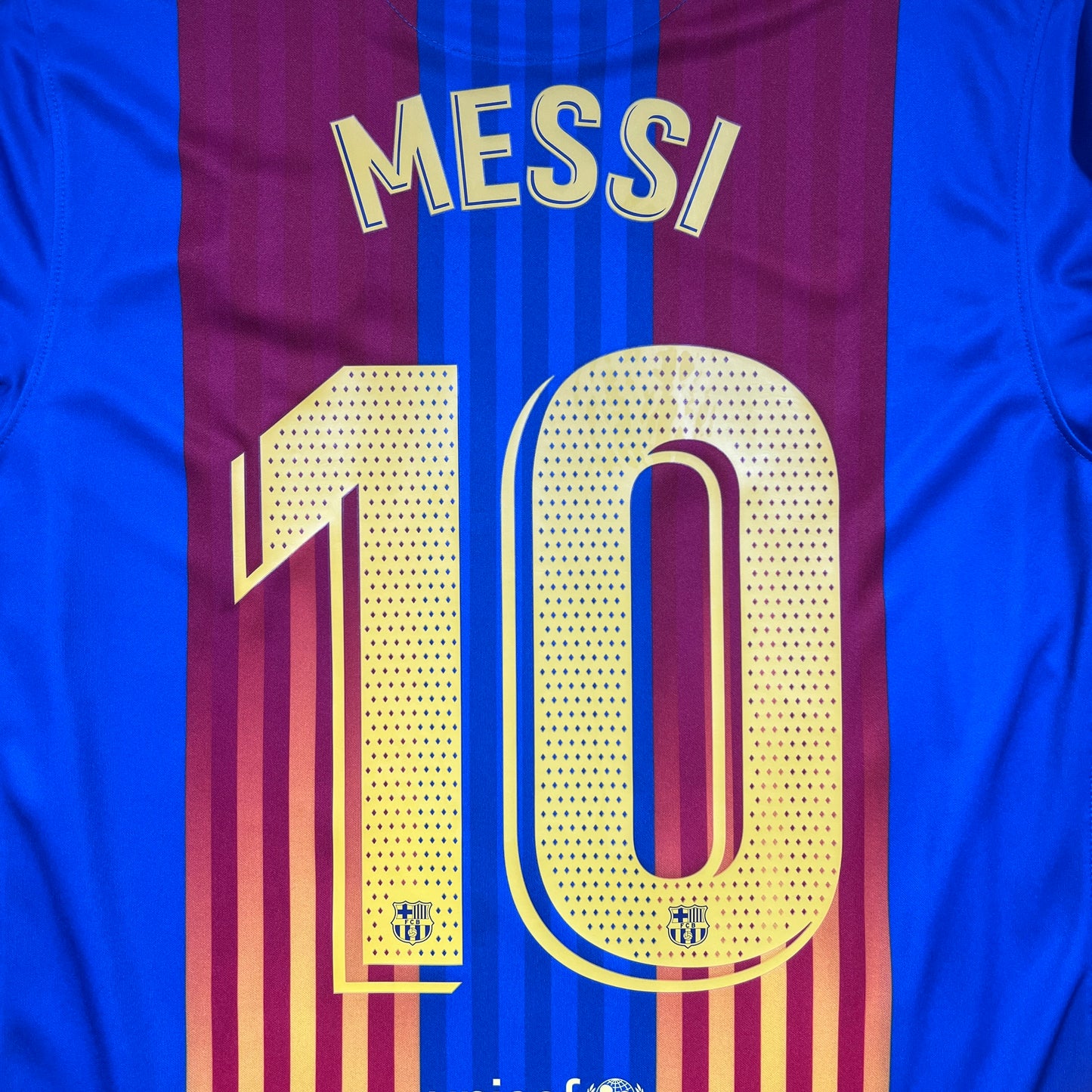 Official #10 Messi 20/21 Barcelona Classico Stadium Shirt Size M
