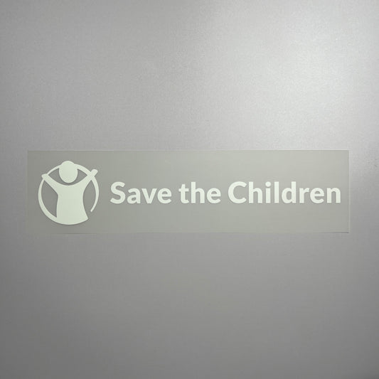 Official Save the Children 25/26 Atletico Madrid 3rd Back Sponsor Patch