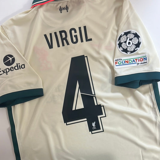 VIRGIL 21-22 Liverpool Away Fan Issue