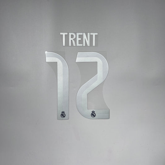 #12 Trent | 25-26 Real Madrid Away Name & Number set