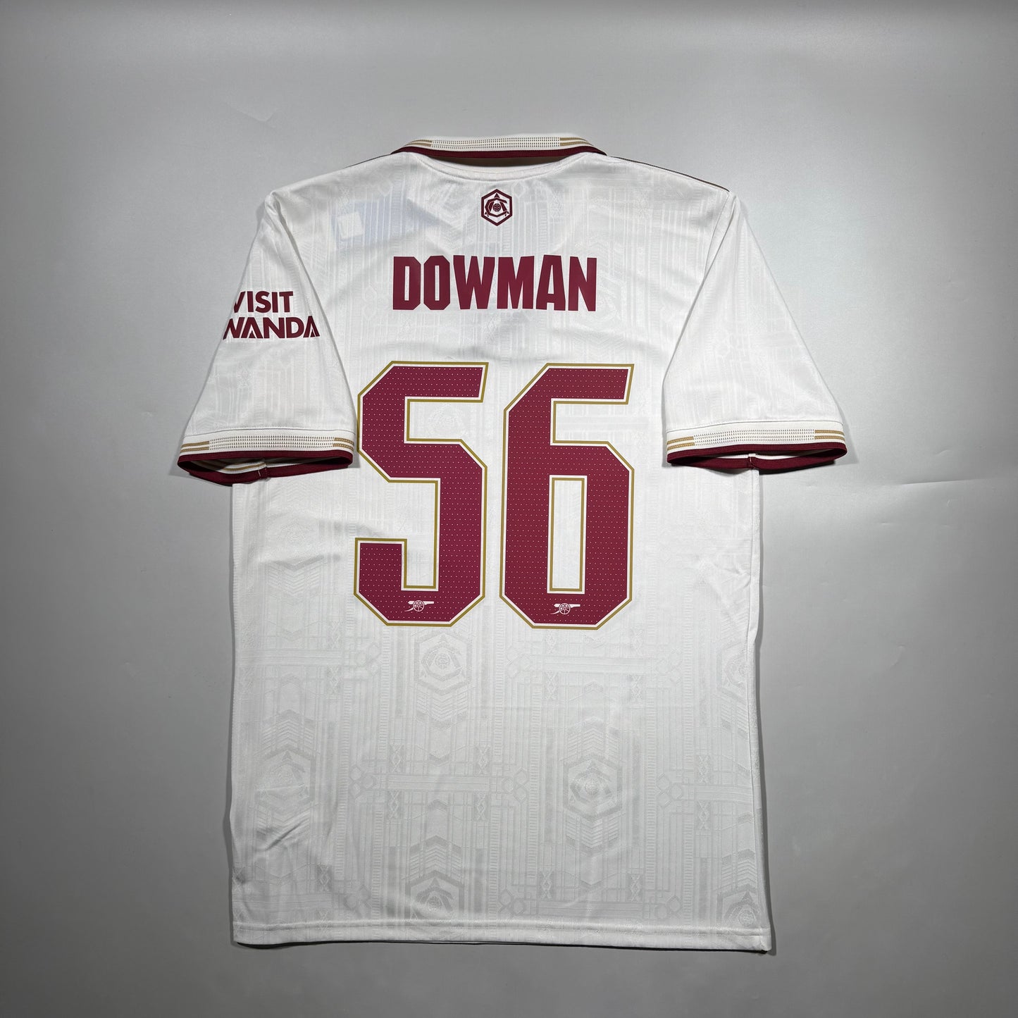 Official #56 Dowman 25/26 Arsenal 3rd Authentic Shirt EU Edition