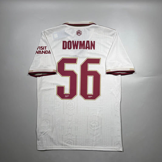 Official #56 Dowman 25/26 Arsenal 3rd Authentic Shirt EU Edition