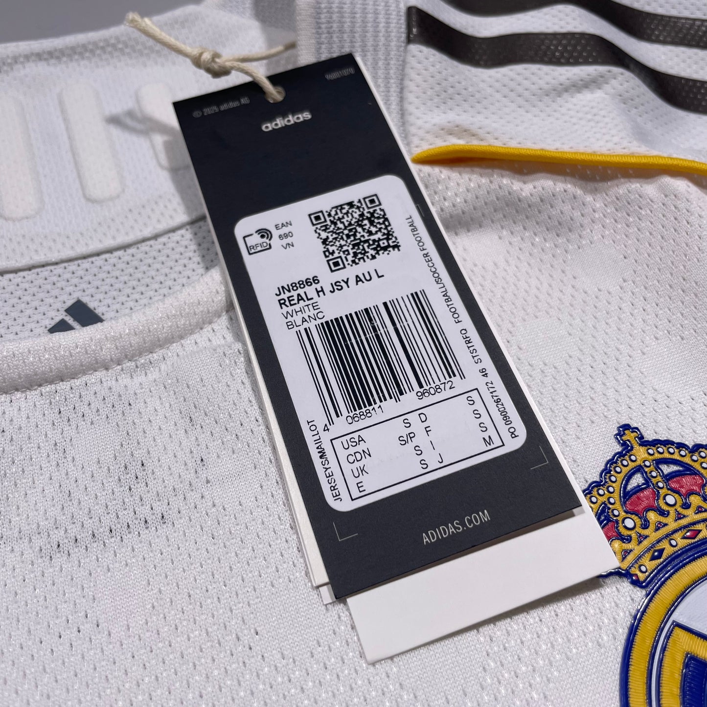 LIMITED 25/26 Real Madrid Home Authentic Long Sleeve