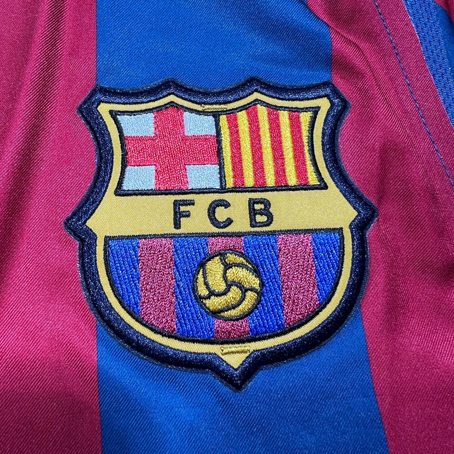 Official  05/06 FC Barcelona Home Reissue Long Sleeve Shirt