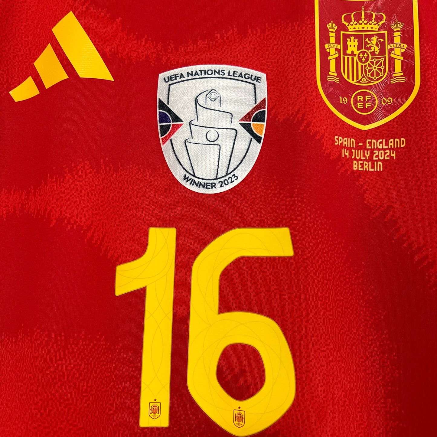 #16 RODRIGO | 24-25 Spain Home Player Issue EURO2024 Final