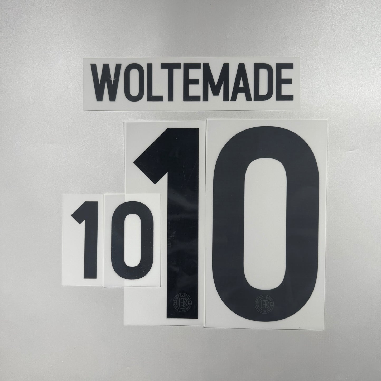 Official #10 Woltemade Germany 125th Name & Number set