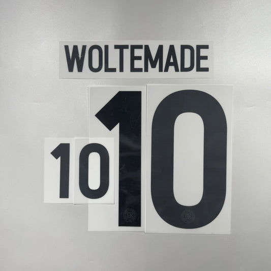 Official #10 Woltemade Germany 125th Name & Number set