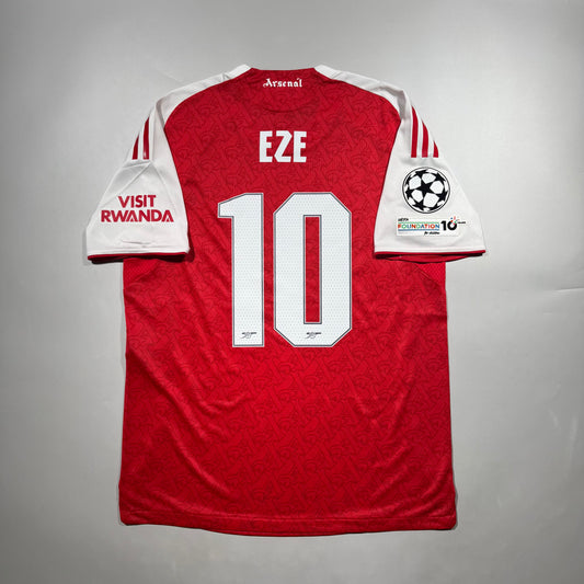 Official #10 Eze 25/26 Arsenal Home Authentic Shirt Champions League Size L（JP:2XL）