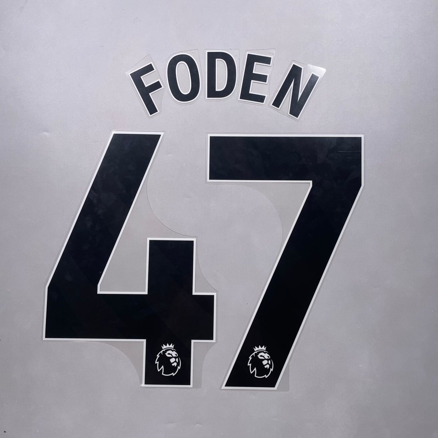 Official 25/26 Manchester City 3rd English Premier League Name & Number set