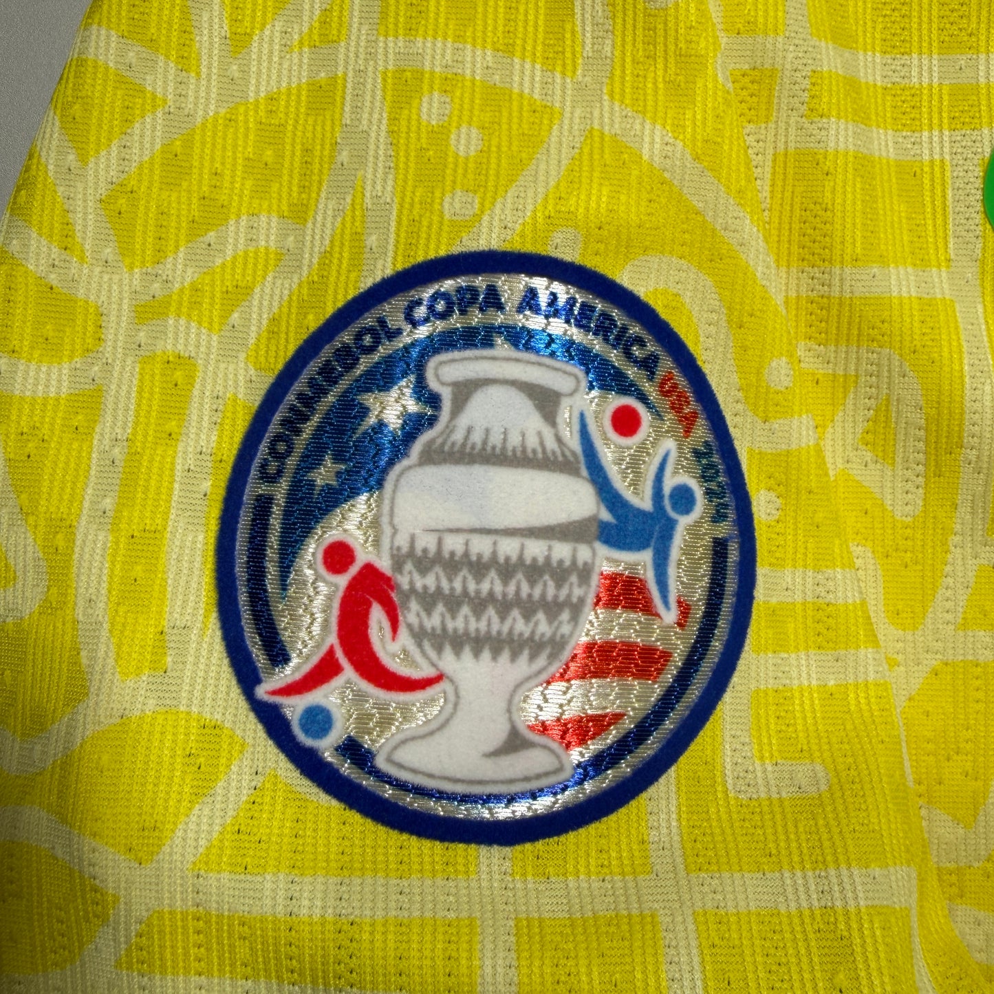 Official #11 Raphinha 2024 Brazil Home Authentic Shirt Copa America Size L