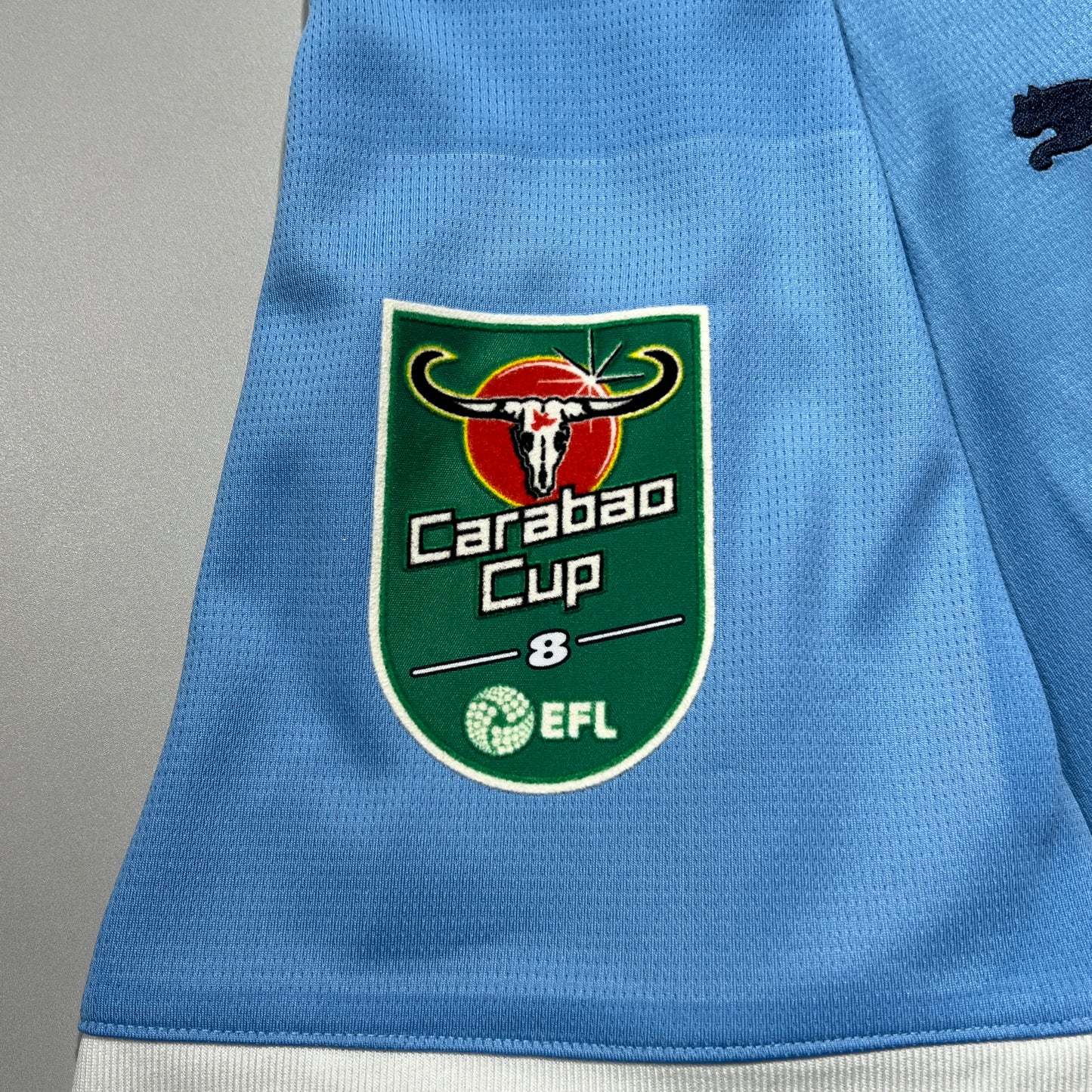 Official #10 Cherki 25/26 Manchester City Home Stadium Shirt Carabao Cup Size L