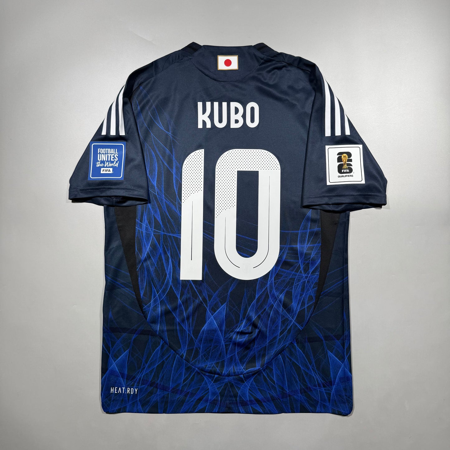 Official #10 Kubo 2024 Japan Home Authentic Shirt 2026 FIFA World Cup Qualifiers