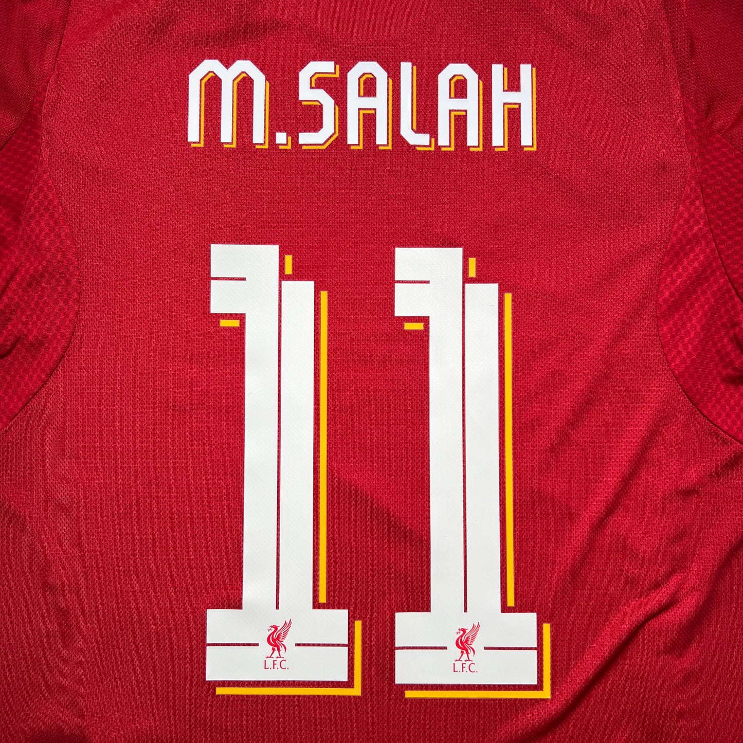 Official #11 M.Salah 25/26 Liverpool Home Authentic Shirt Long Sleeve UCL