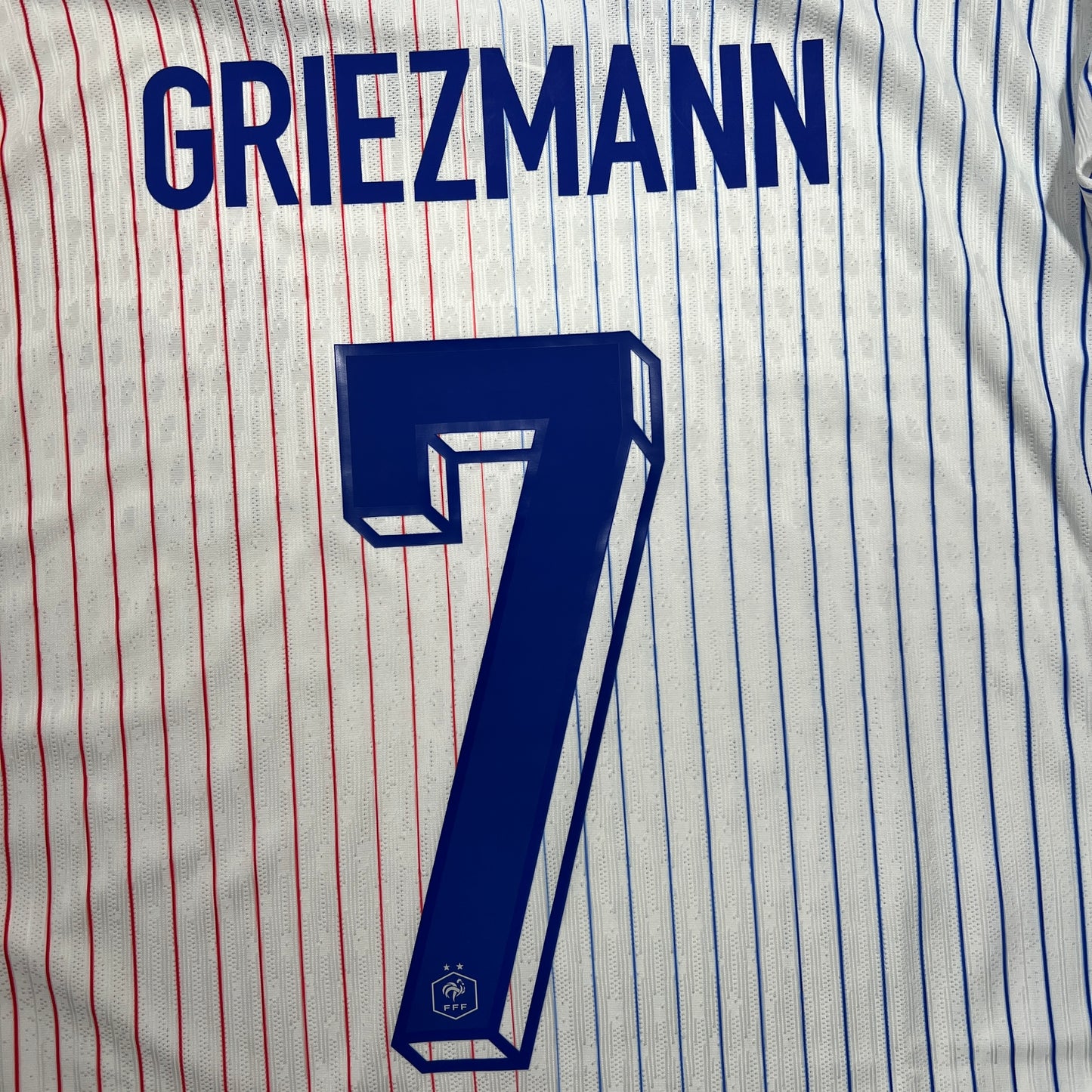 Official #7 Griezmann 2024 France Away Authentic Shirt Size XL