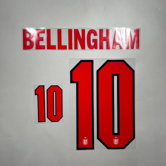 Official #10 Belilngham 2026 England Away Name & Number set