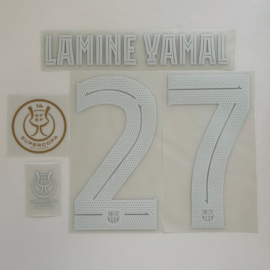 LAMINE YAMAL | 23-24 Barcelona Home Supercopa Pack