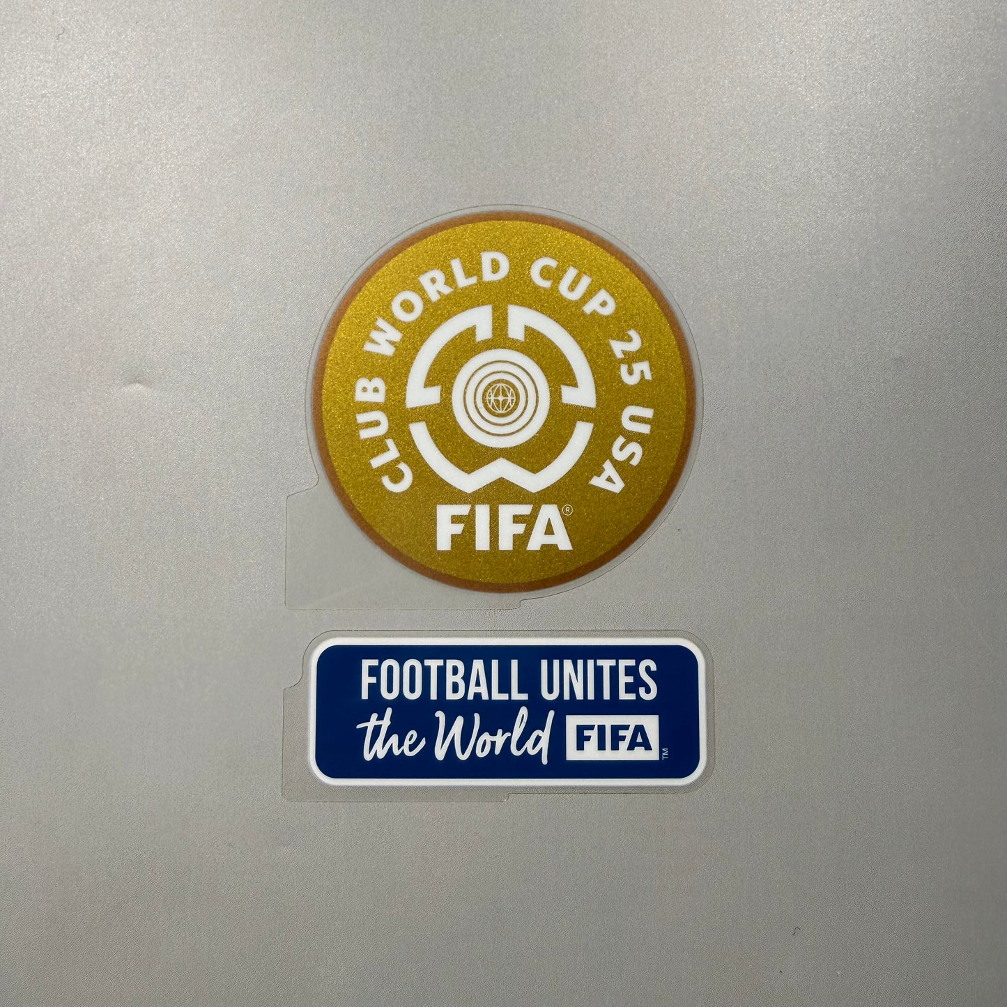 Pre-Order Official 2025 Club World Cup Player Issue Patch Gold + Blue