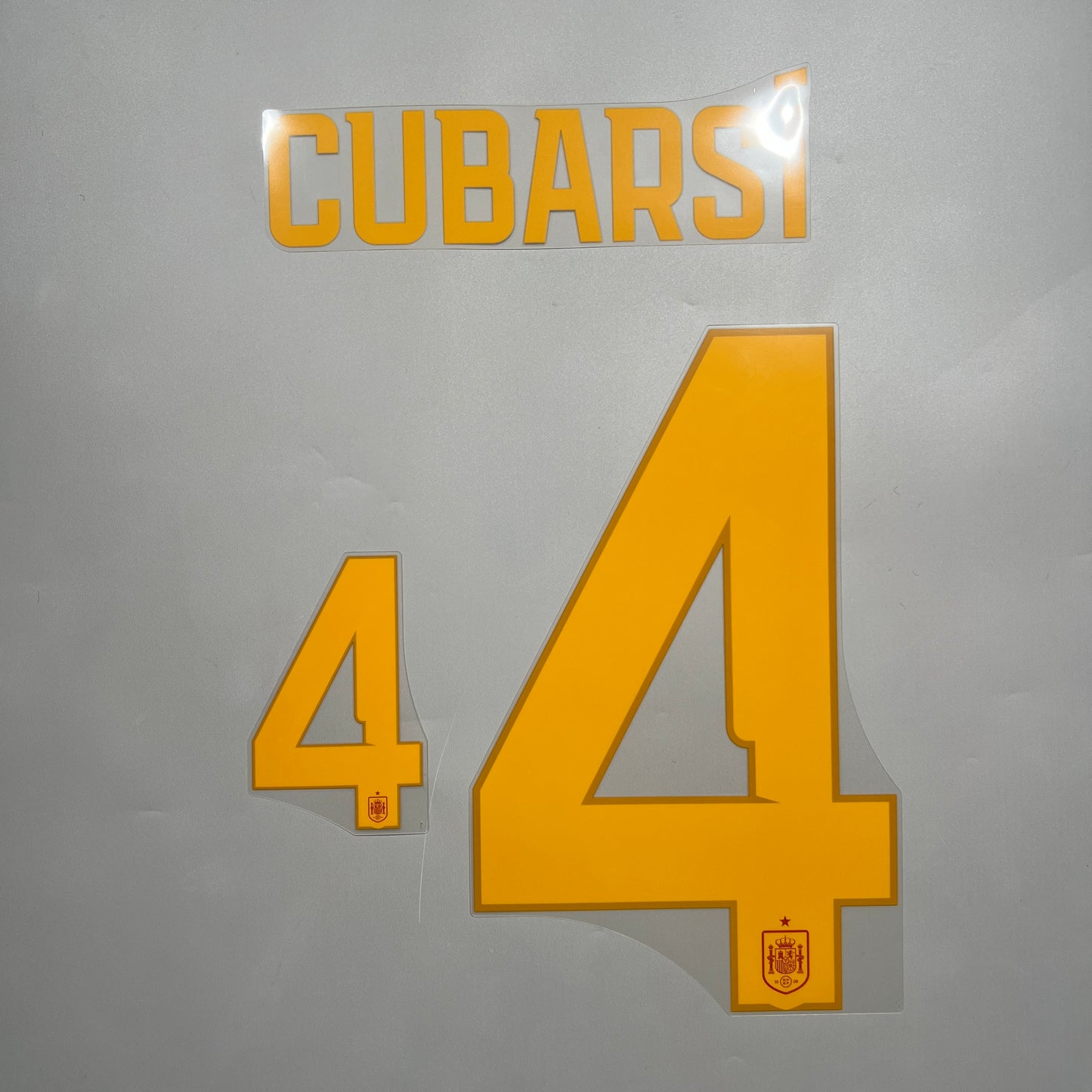 Official #4 Cubarsi 2026 Spain Home Name & Number set