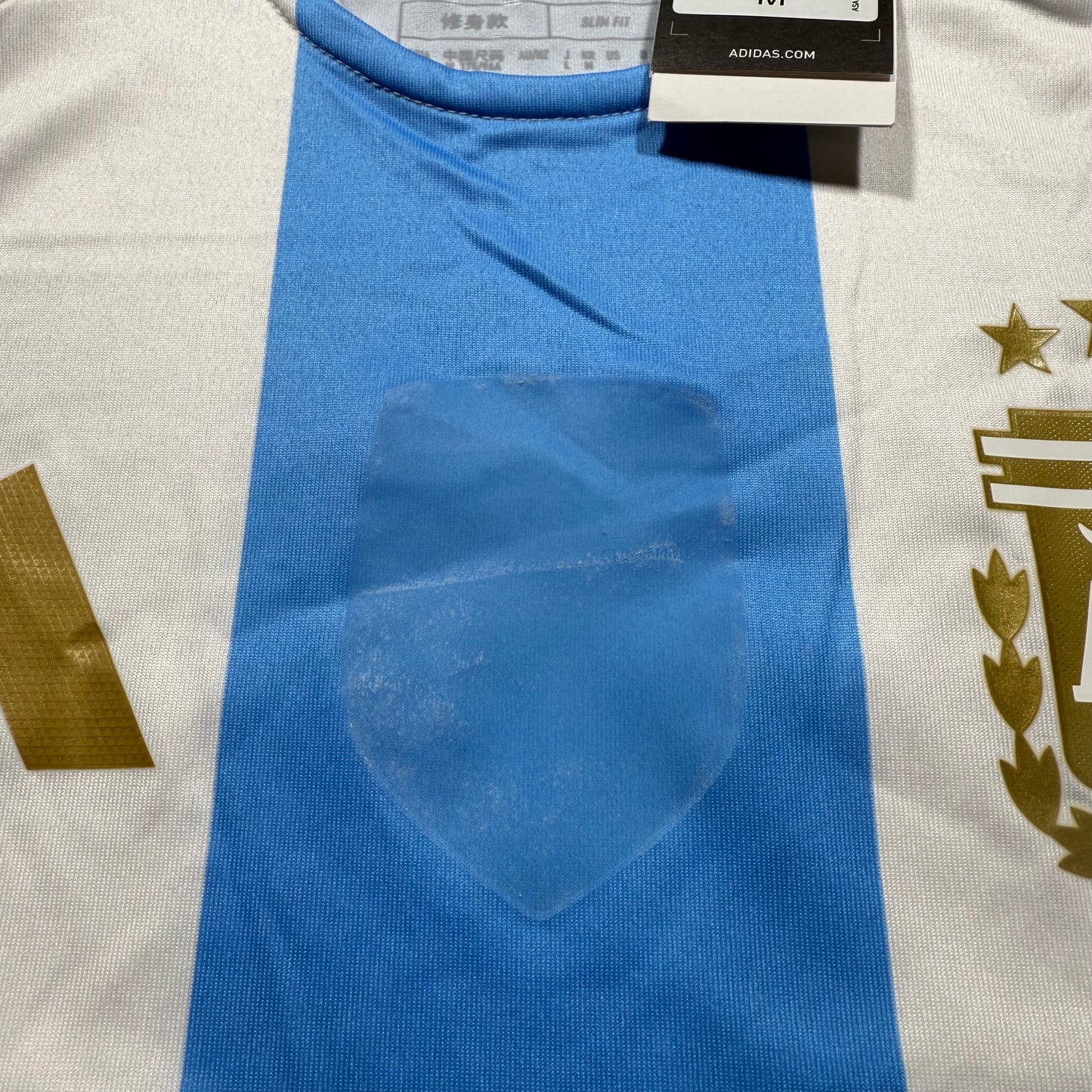 #10 Messi 2024 Argentina Home Authentic Copa America USA FINAL Official
