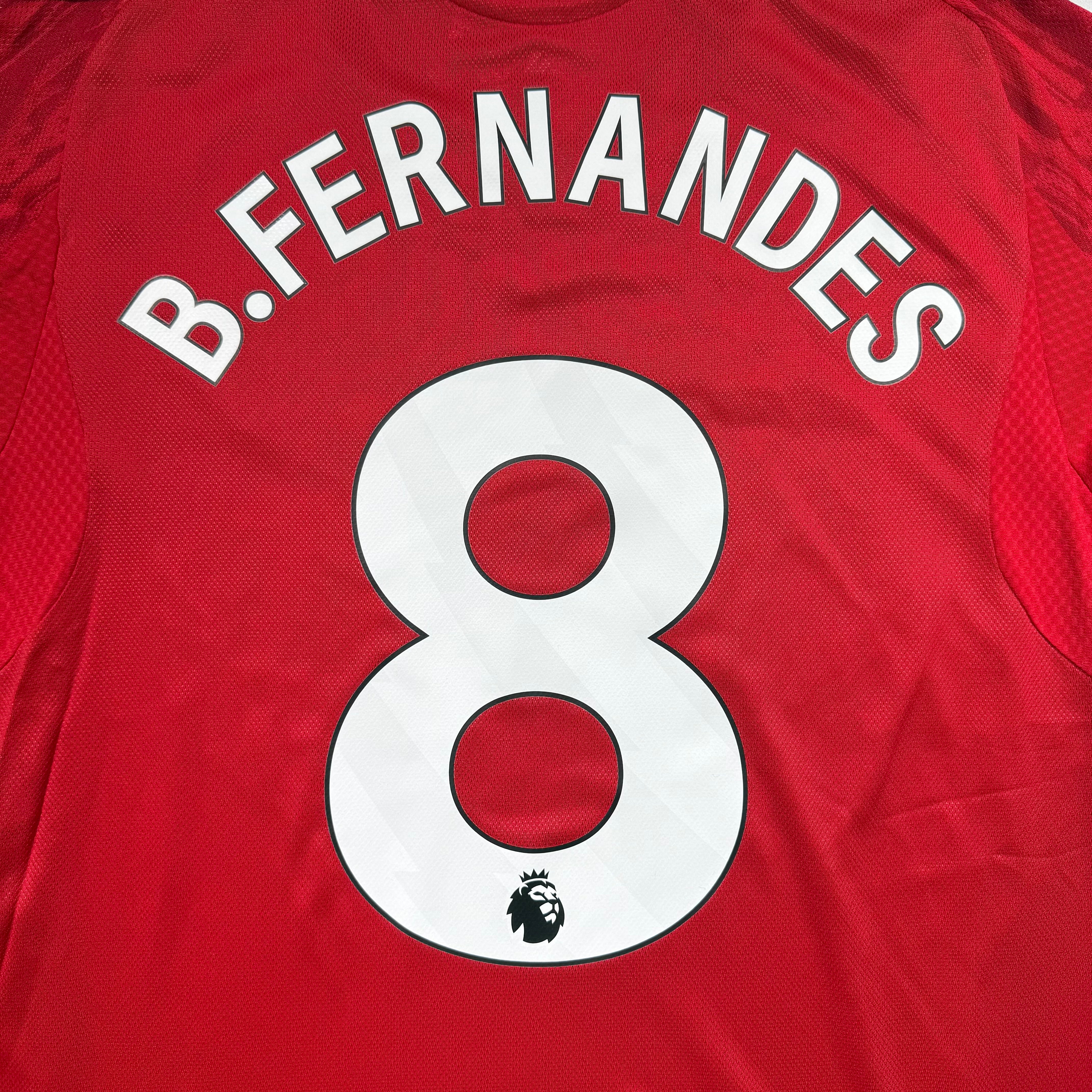 Official #8 B. Fernandes 25/26 Manchester United Home Authentic