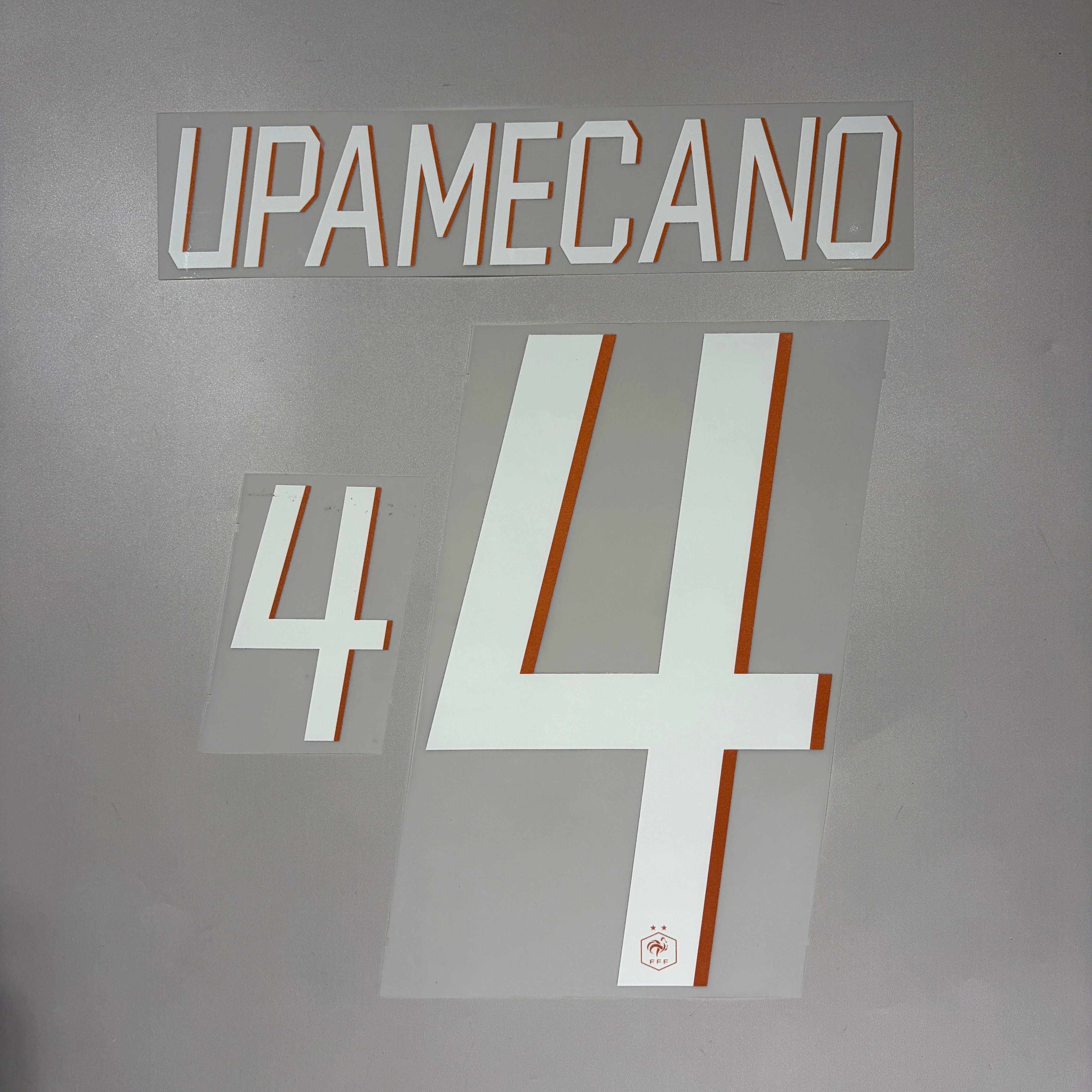 Official #4 Upamecano 2026 France Home Name & Number set – Kit of
