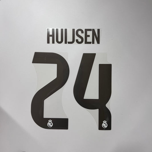 #24 Huijsen | Real Madrid HOME Name & Number set