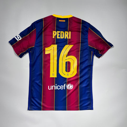 [Pre-Order]#16 Pedri | 20-21 FC Barcelona Home studium shirts Copa Del Rey