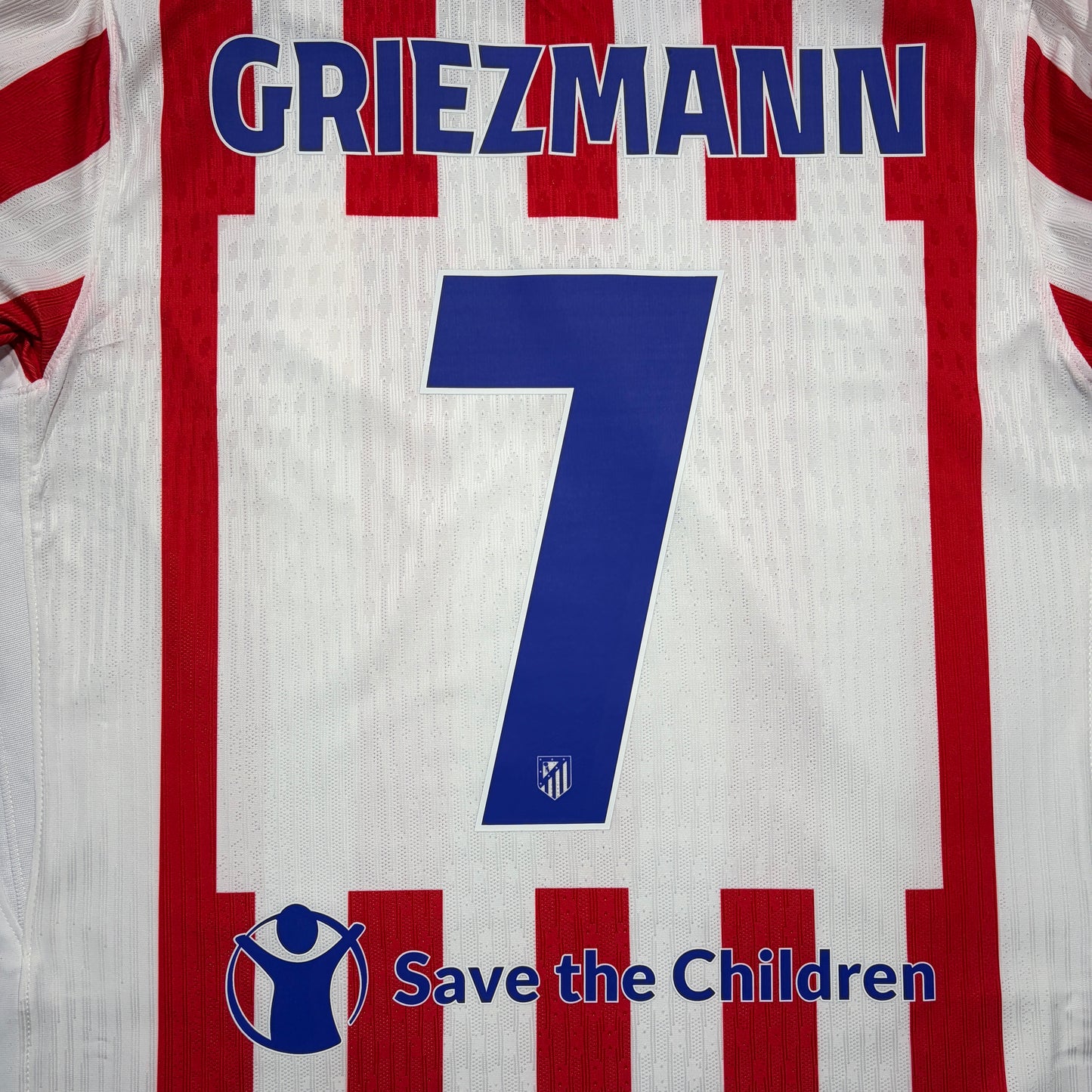 Official #7 Griezmann 25/26 Atletico Madrid Home Authentic Shirt CL