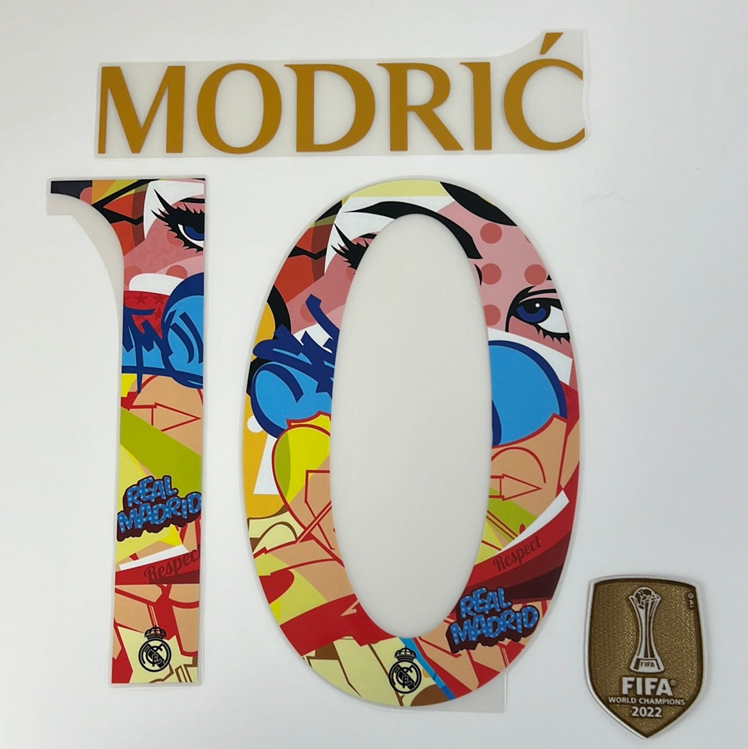 2023 Real Madrid MODRIC Name & Patch Set