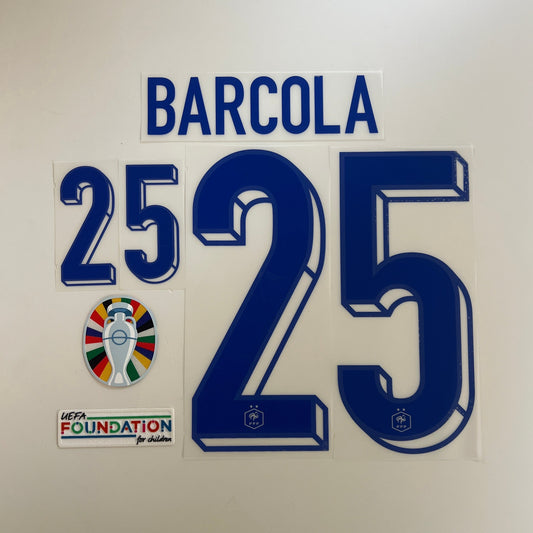 BARCOLA 24-25 France Away Euro 2024 Pack