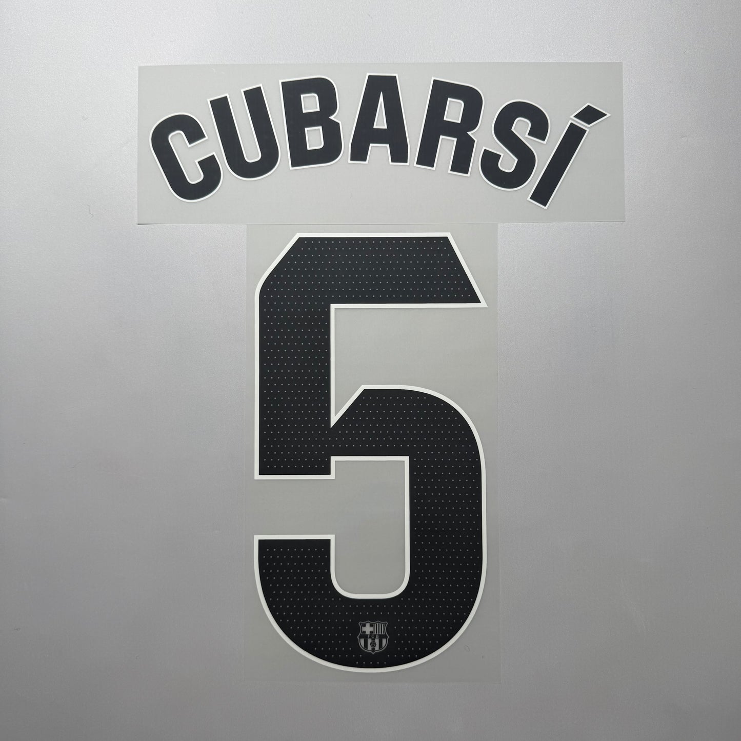 #5 Cubarsi 25/26 FC Barcelona Away Name and Number set Official