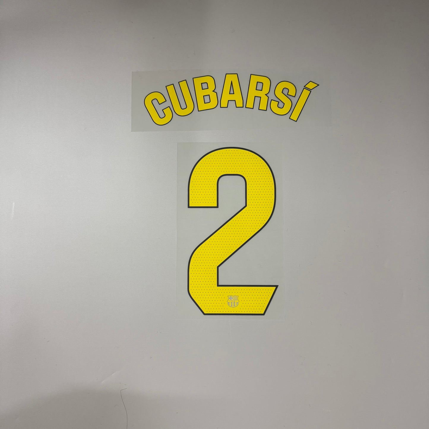 #2 Cubarsi  | FC Barcelona Home Name & Number set for LA LIGA