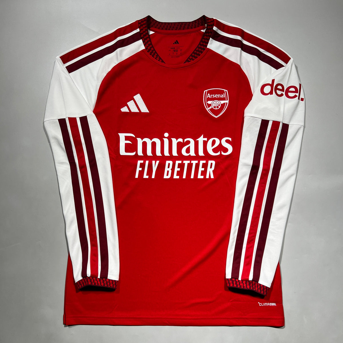 Official 26/27 Arsenal Home Stadium Shirt Long Sleeve adidas KB9950