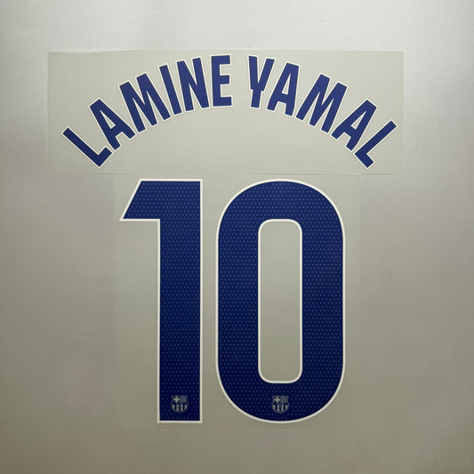LIMITED #10 Lamine Yamal 25/26 FC Barcelona 3rd Name & Number set + La Liga Full Pack