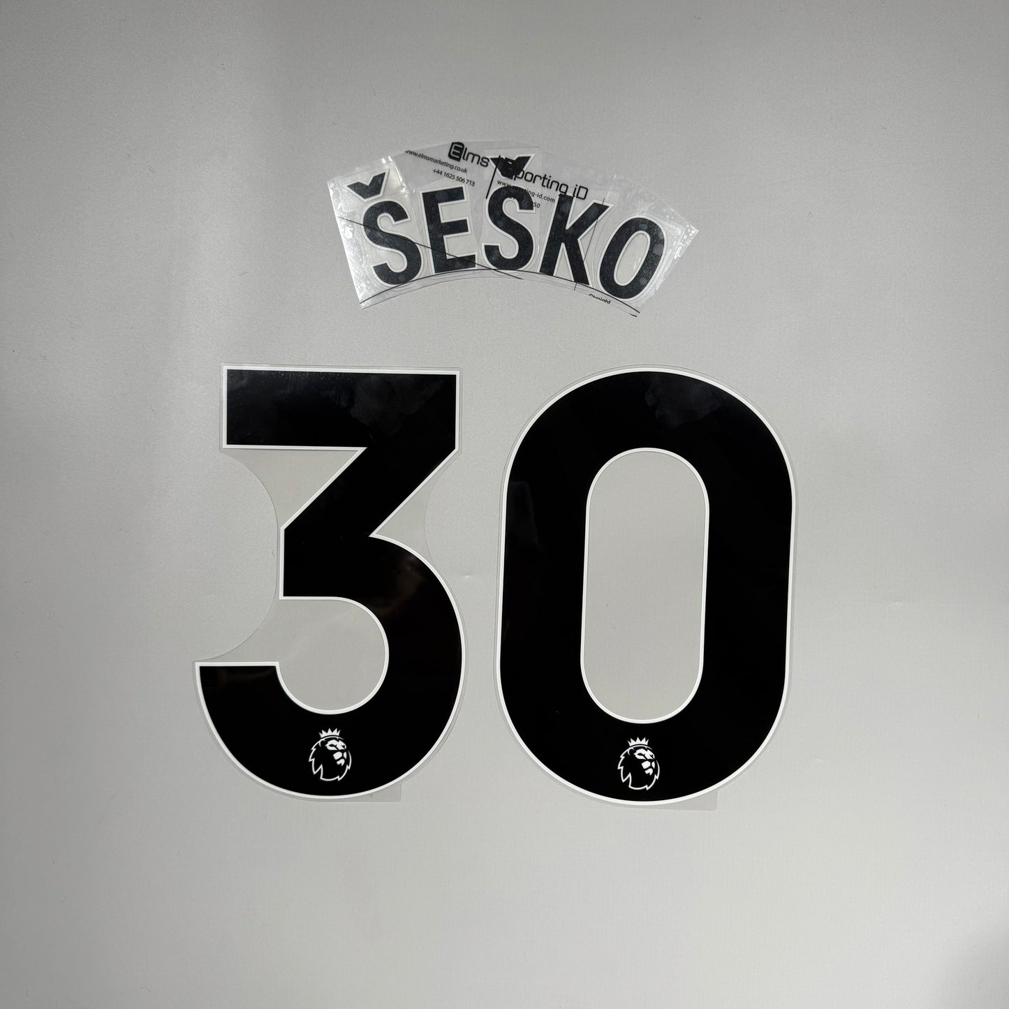 #30 Sesko | 25-26 Manchester United Away name and Number set