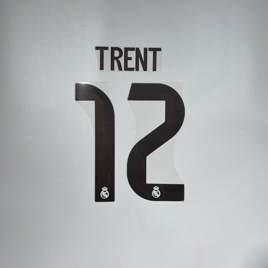 #12 Trent | Real Madrid HOME Name & Number set
