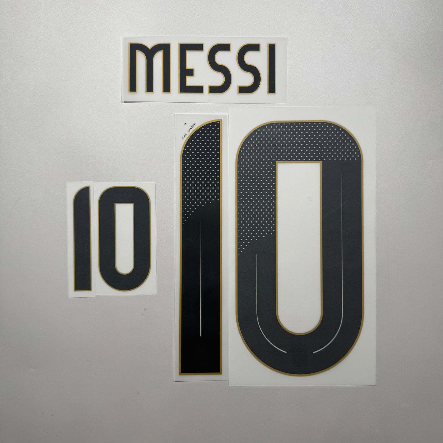 #10 Messi 2024 Argentine Home Name & Number set Official Nobletransfers