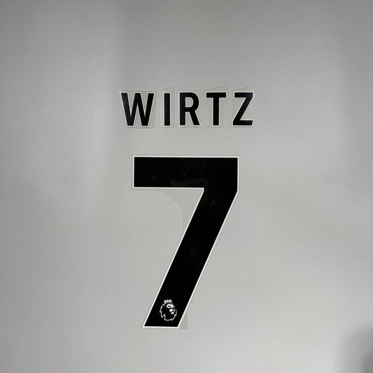 [Pre-Order] #7 Wirtz | 25-26 Liverpool Away Name & Number set