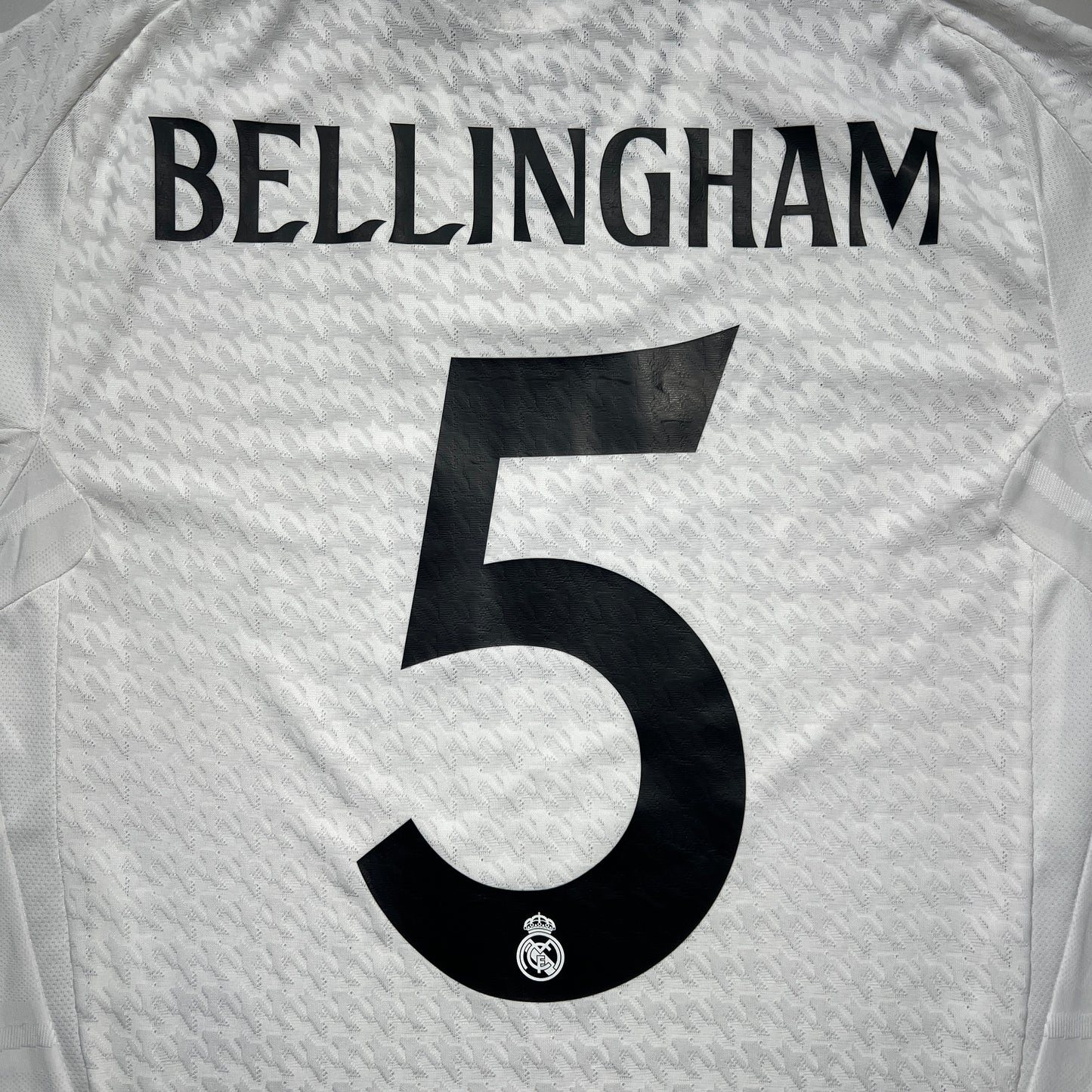 Official #5 Bellingham 24/25 Real Madrid Home Authentic Shirt UCL Size M (JP:XL)