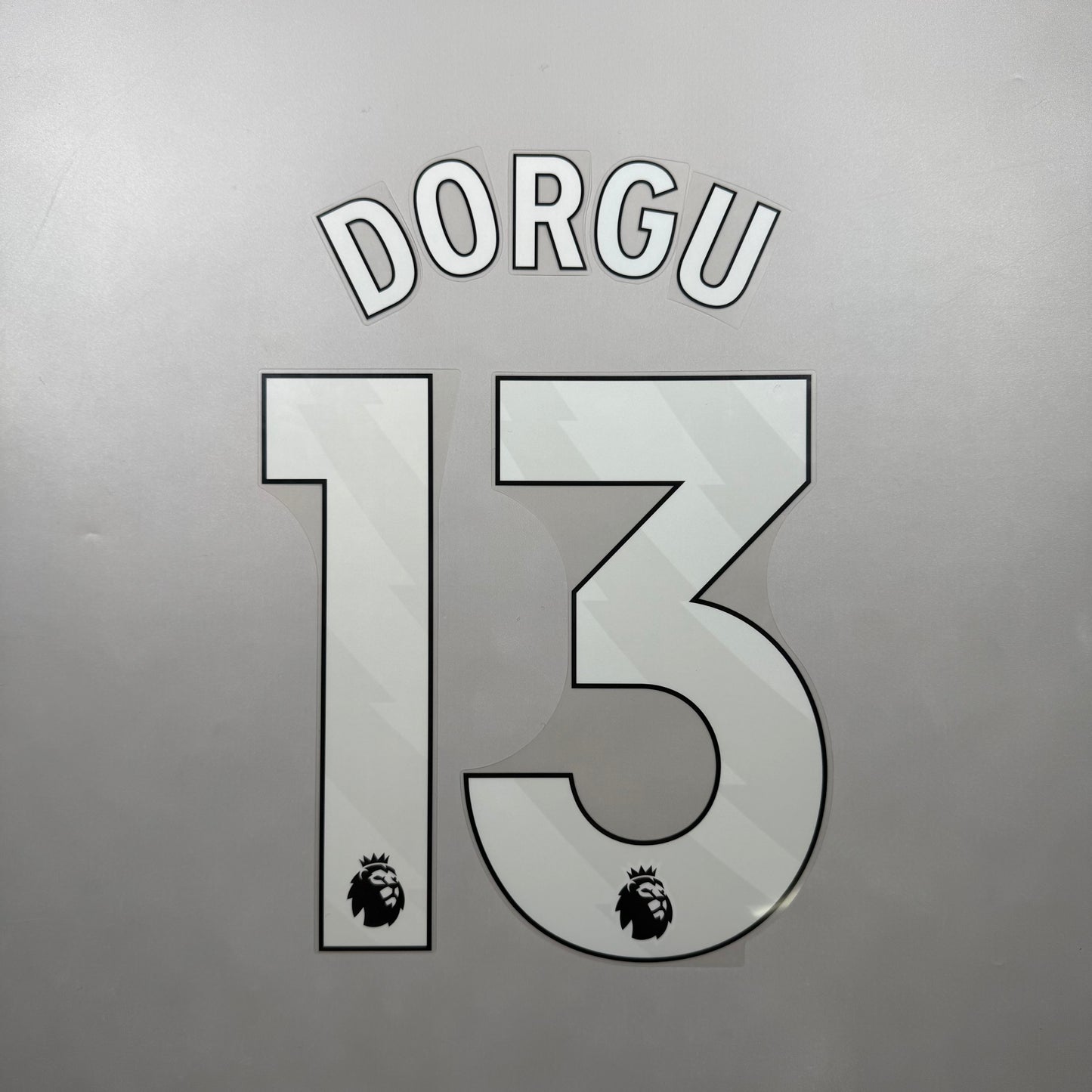 Official 25/26 Manchester United 3rd English Premier League Name and Number set