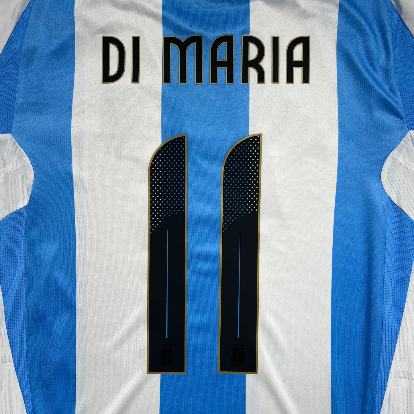 Official #11 Di Maria 2024 Argentina Home Authentic Shirt Copa America USA 2024 Final Last Dance Size S/M（JP:L）